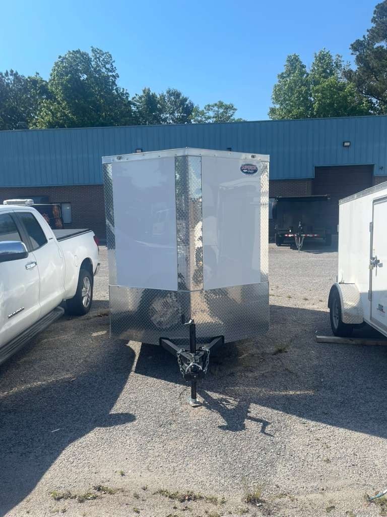 Anvil 6x10 โ enclosed cargo (white, single axle)